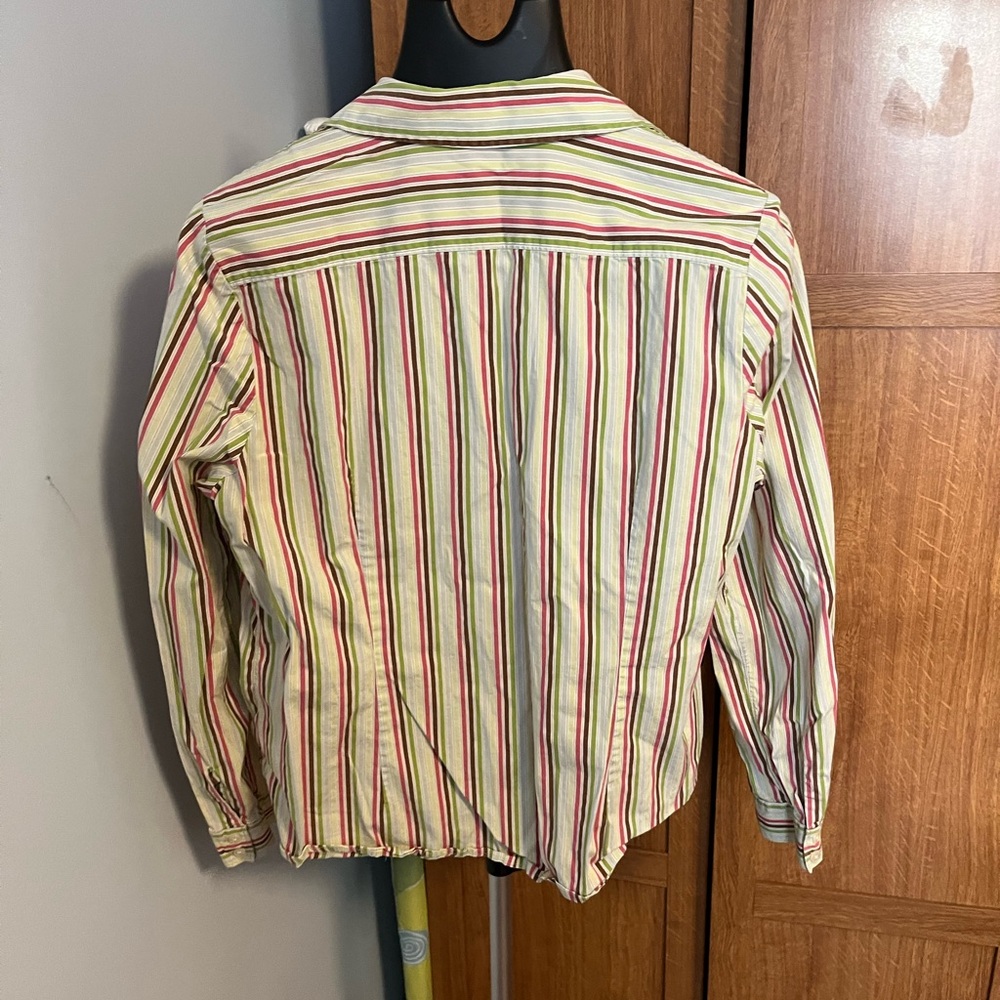GAP Multicolor Striped Button Down Shirt - image 2